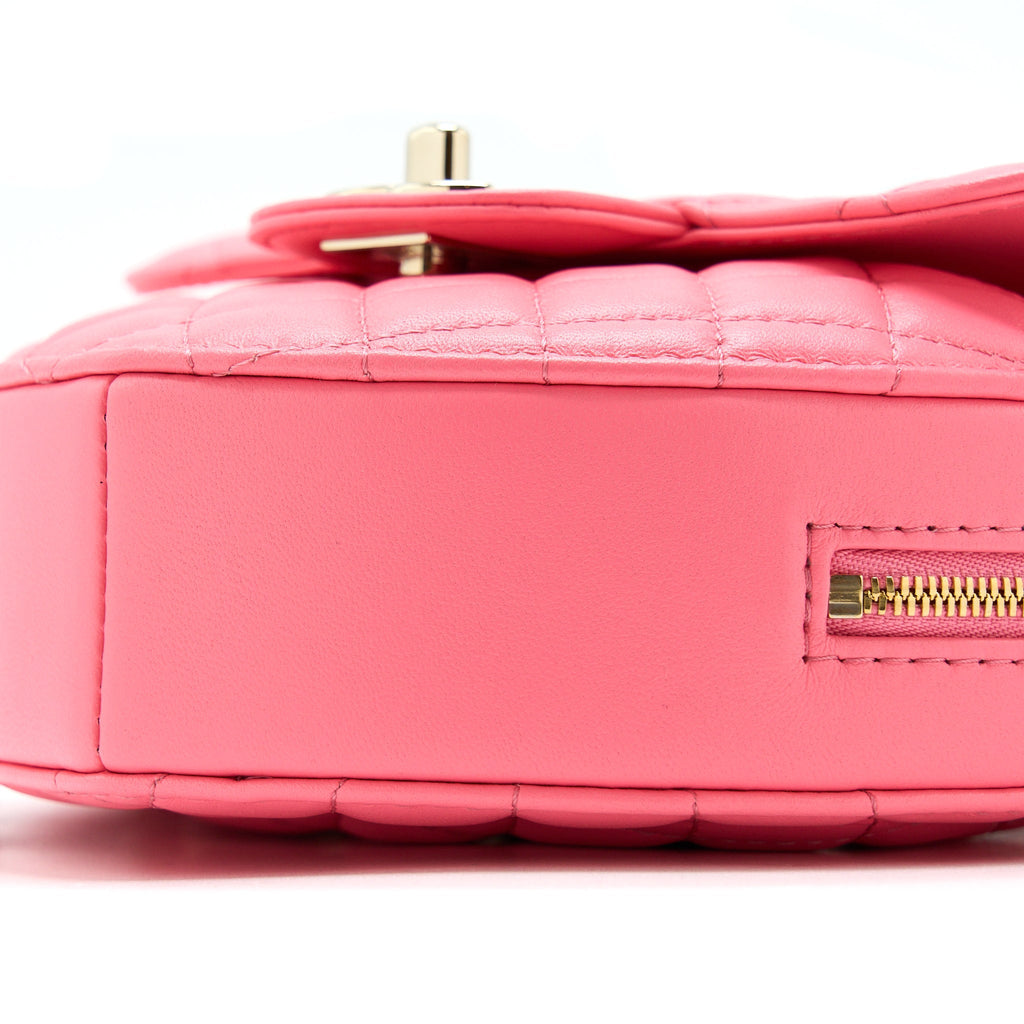 Chanel 22S Heart Bag Lambskin Pink L