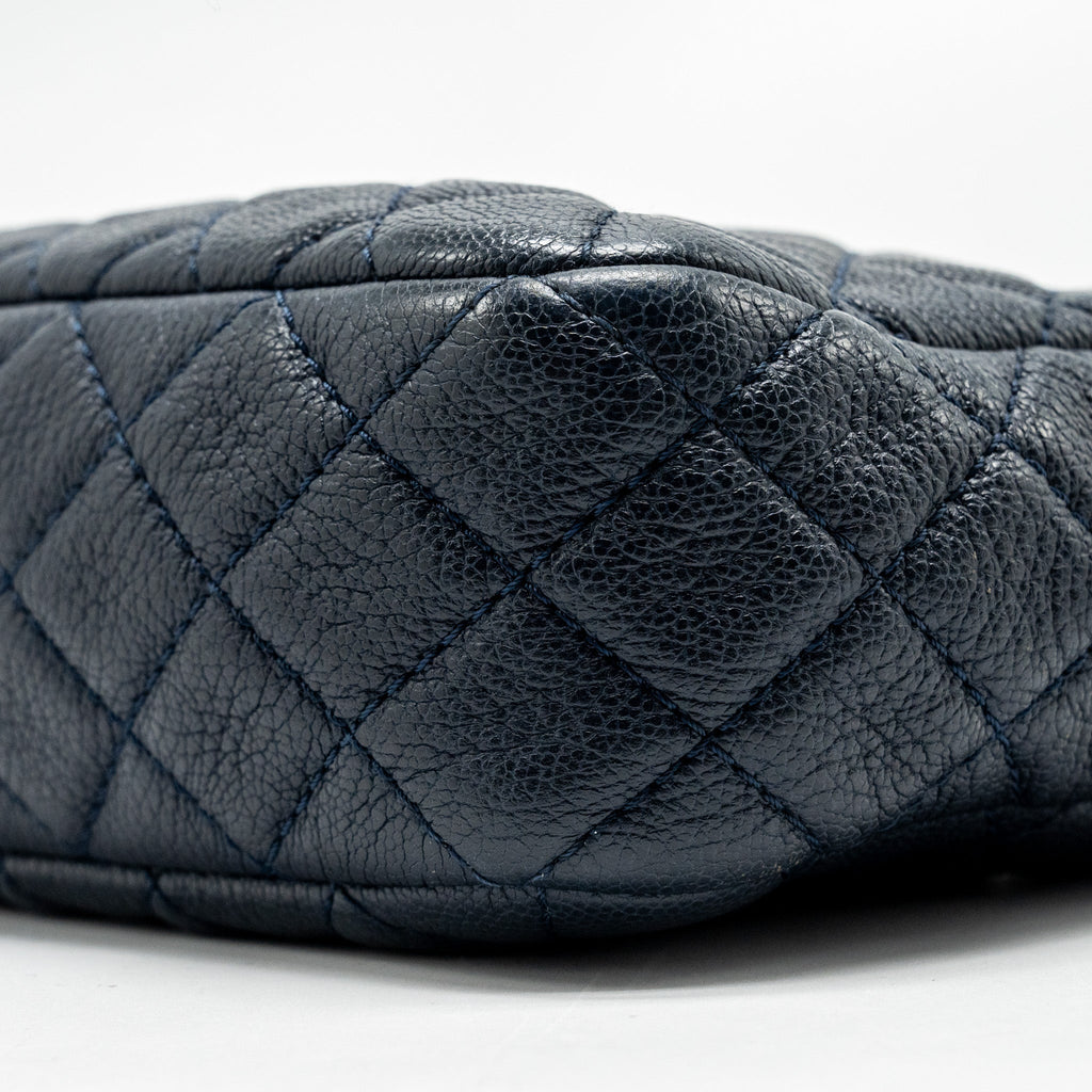 Chanel 18C CC Camera Bag Calfskin Navy