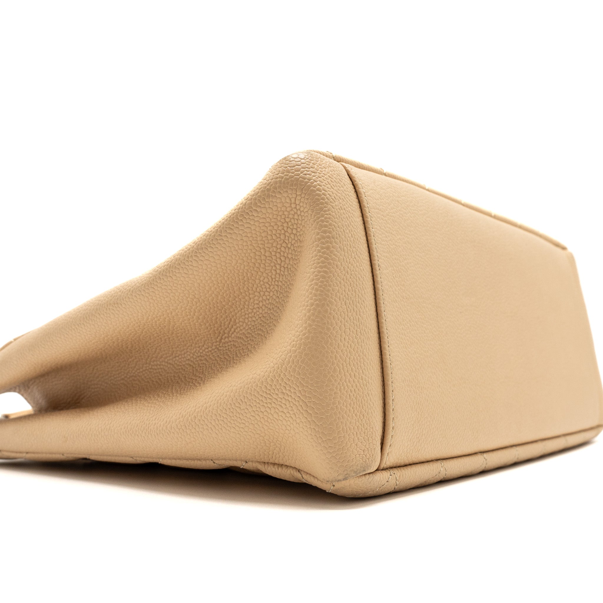 Chanel Grand Shopping Tote Caviar Beige