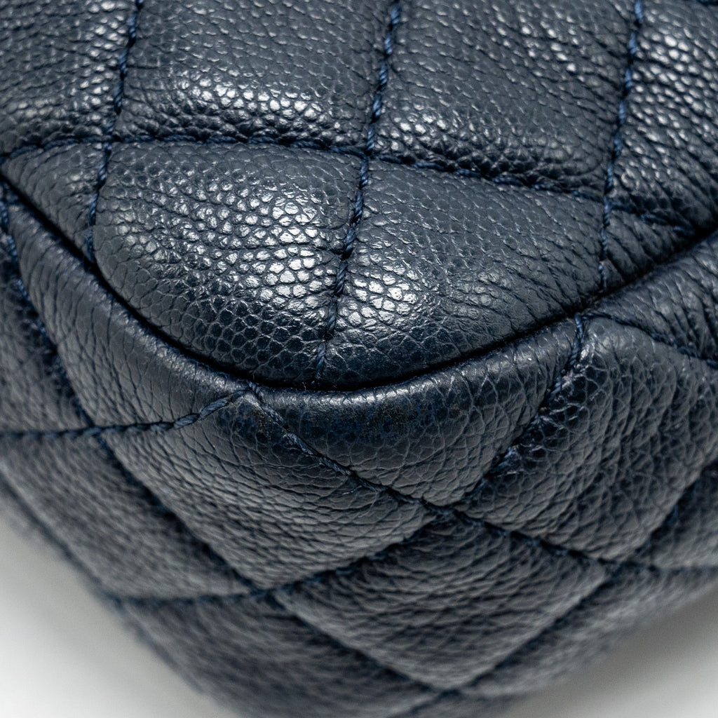 Chanel 18C CC Camera Bag Calfskin Navy