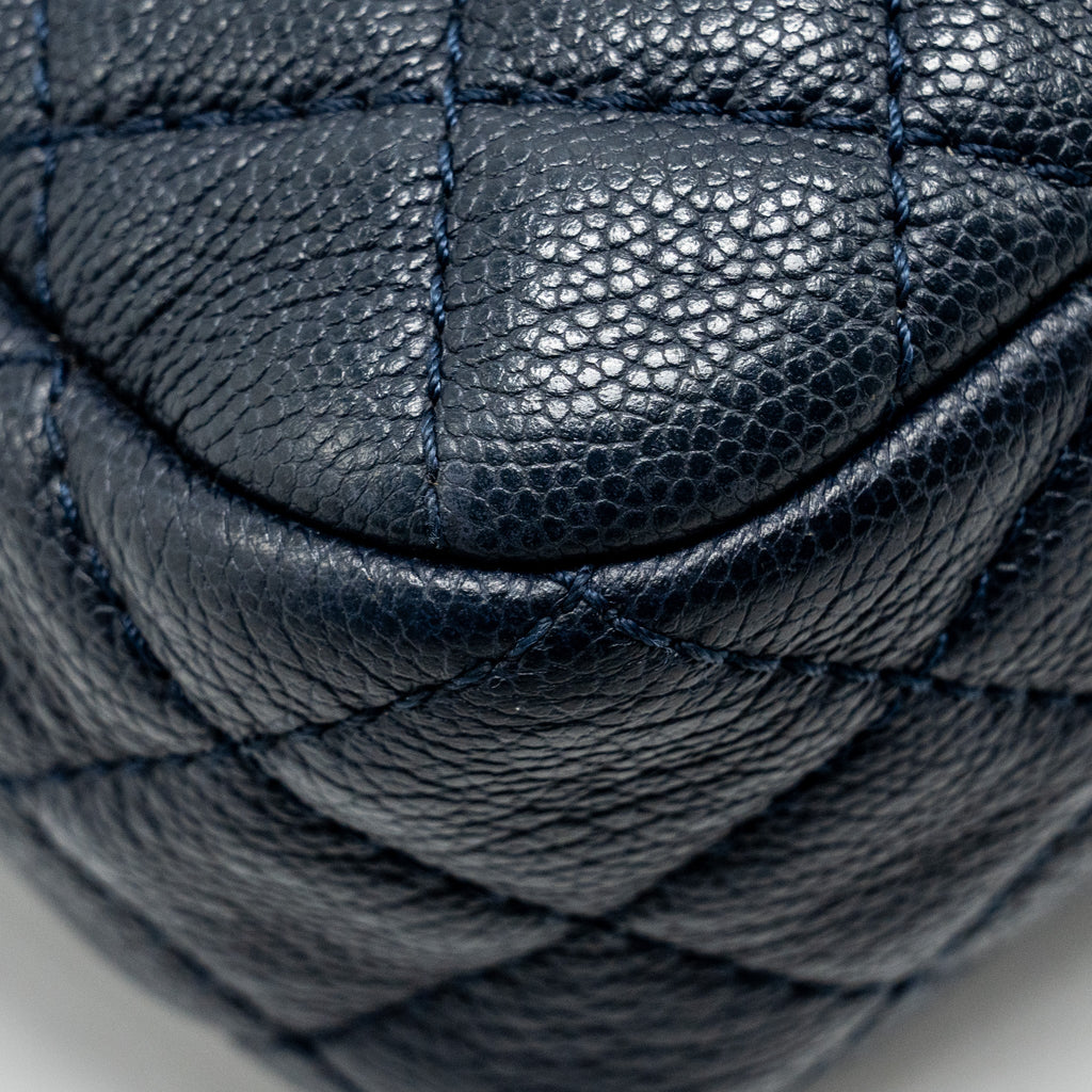 Chanel 18C CC Camera Bag Calfskin Navy