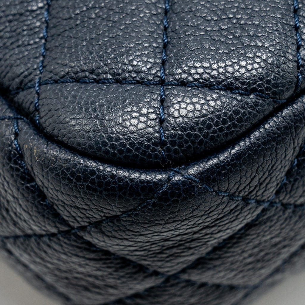 Chanel 18C CC Camera Bag Calfskin Navy