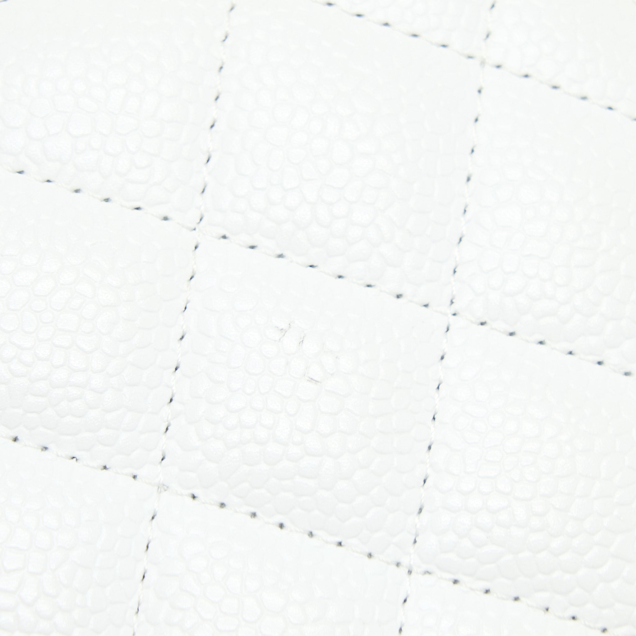 Chanel Medium Classic Flap Caviar White