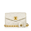 Chanel Vintage Bum Bag - White