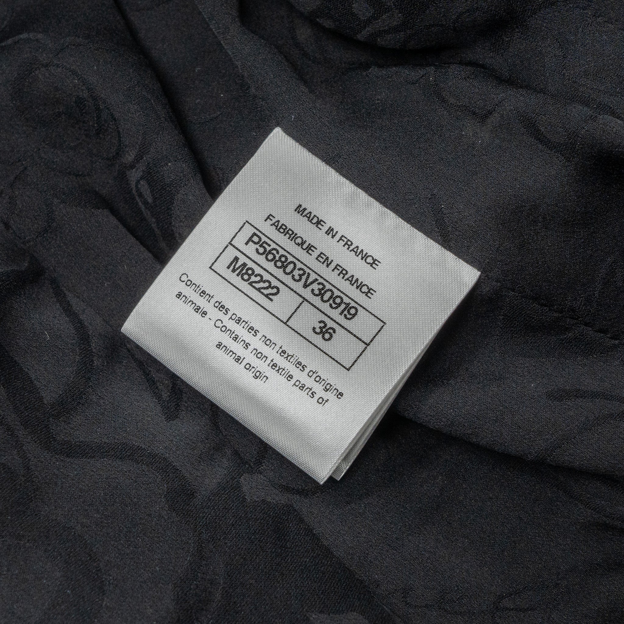 Chanel 17A size 36 Jacket Fantacy Tweed / calfskin black