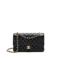 Chanel Medium Classic double flap Bag Caviar black