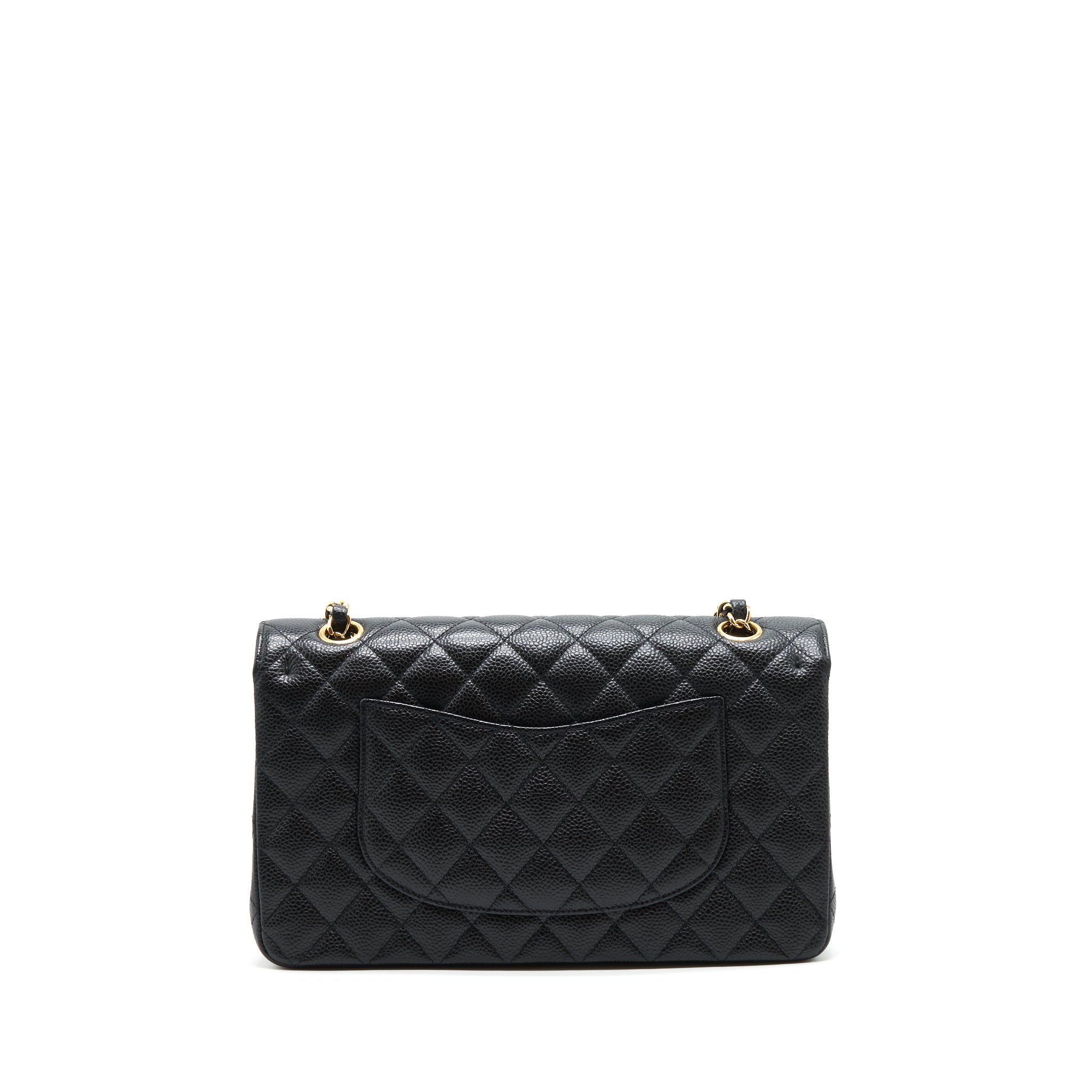 Chanel Medium Classic double flap Bag Caviar black