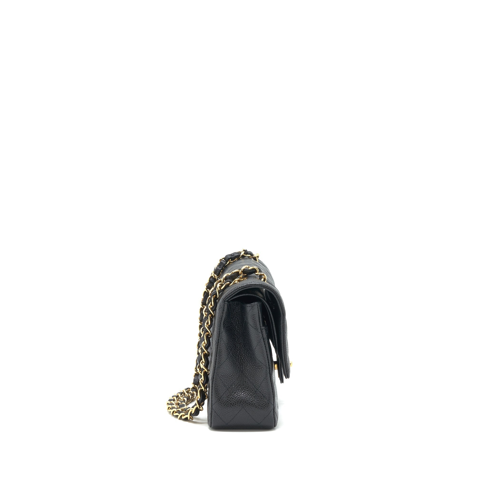 Chanel Medium Classic double flap Bag Caviar black