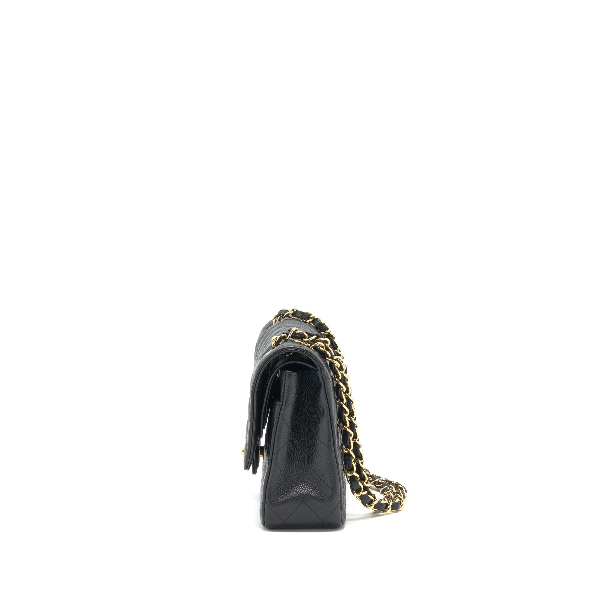 Chanel Medium Classic double flap Bag Caviar black