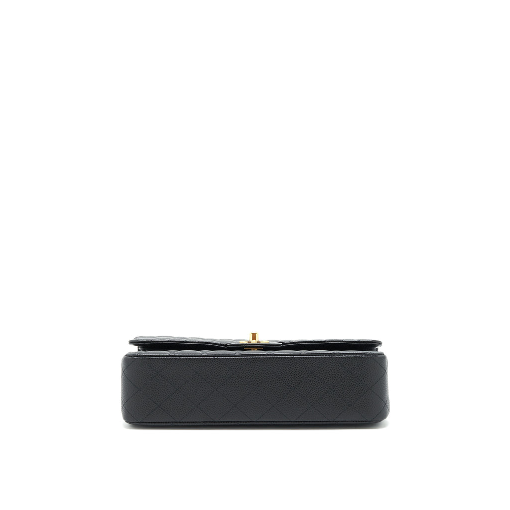 Chanel Medium Classic double flap Bag Caviar black