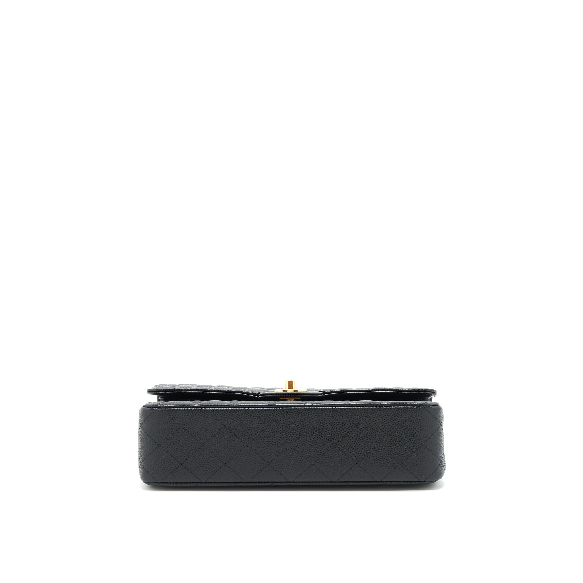 Chanel Medium Classic double flap Bag Caviar black