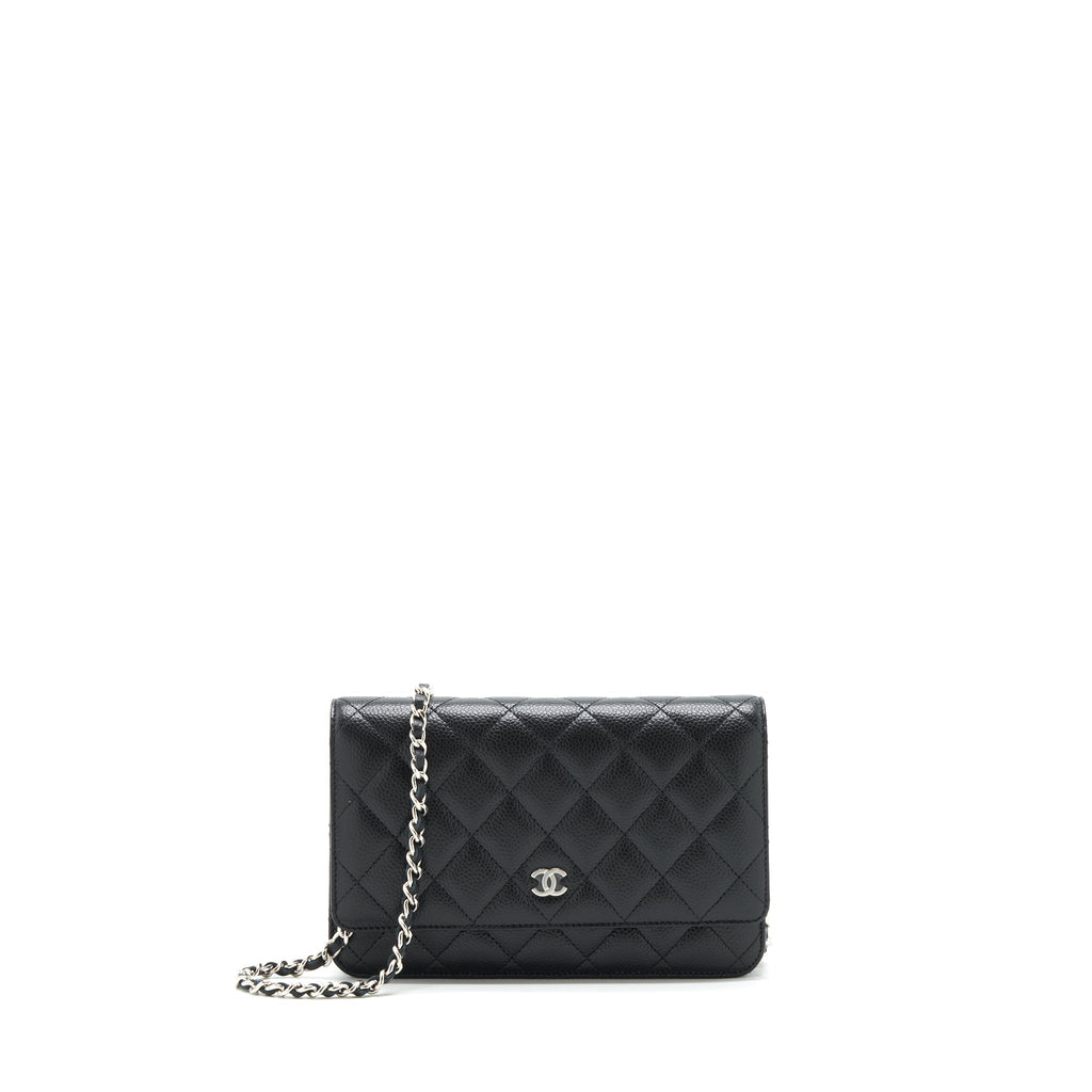 Chanel Classic Wallet On Chain Caviar Black