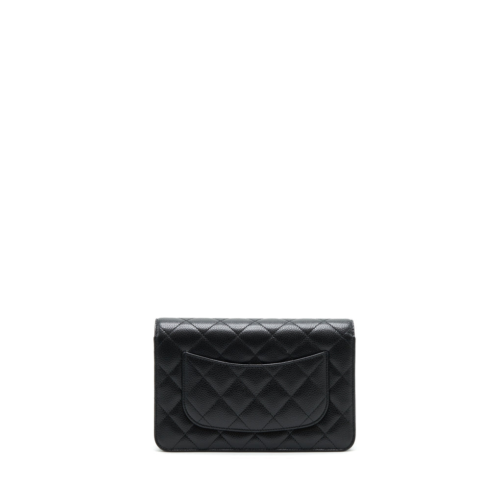 Chanel Classic Wallet On Chain Caviar Black