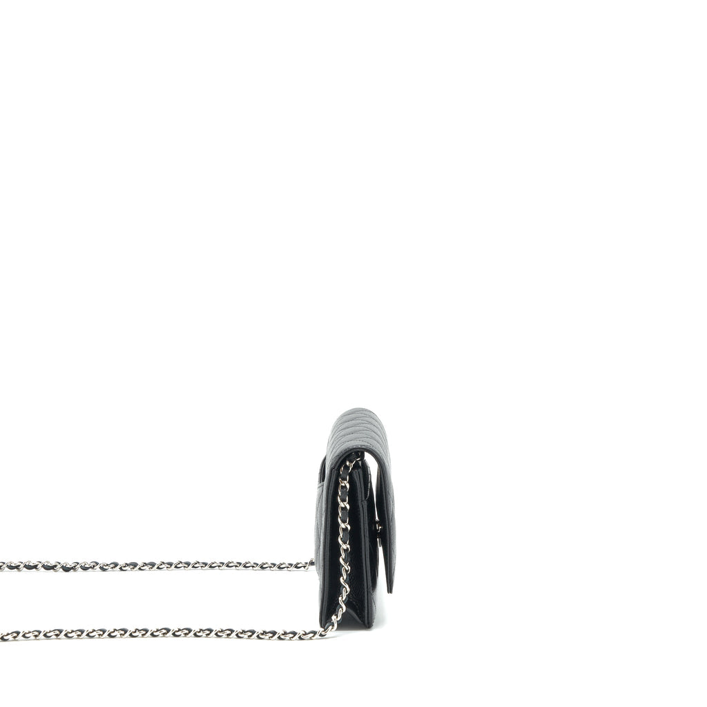 Chanel Classic Wallet On Chain Caviar Black
