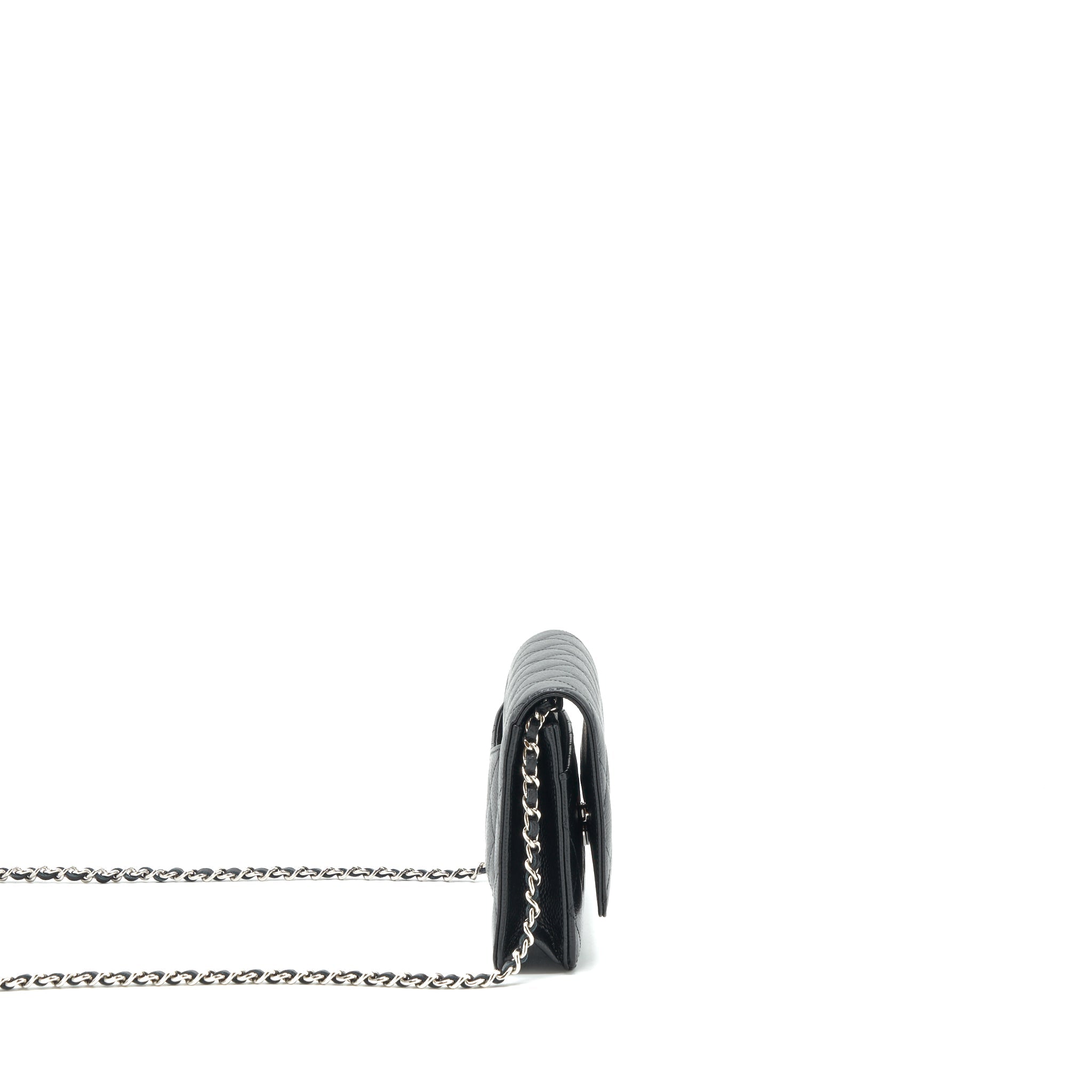 Chanel Classic Wallet On Chain Caviar Black