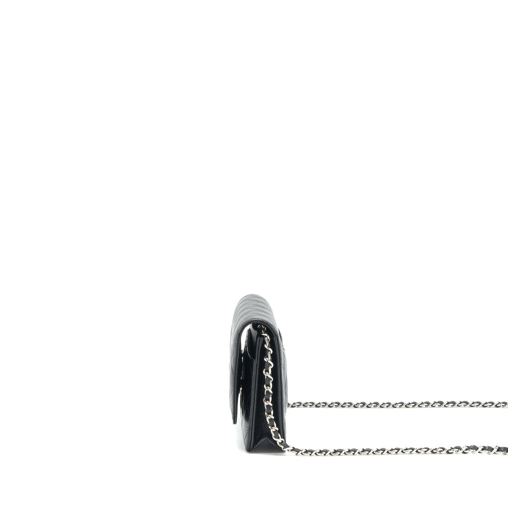 Chanel Classic Wallet On Chain Caviar Black