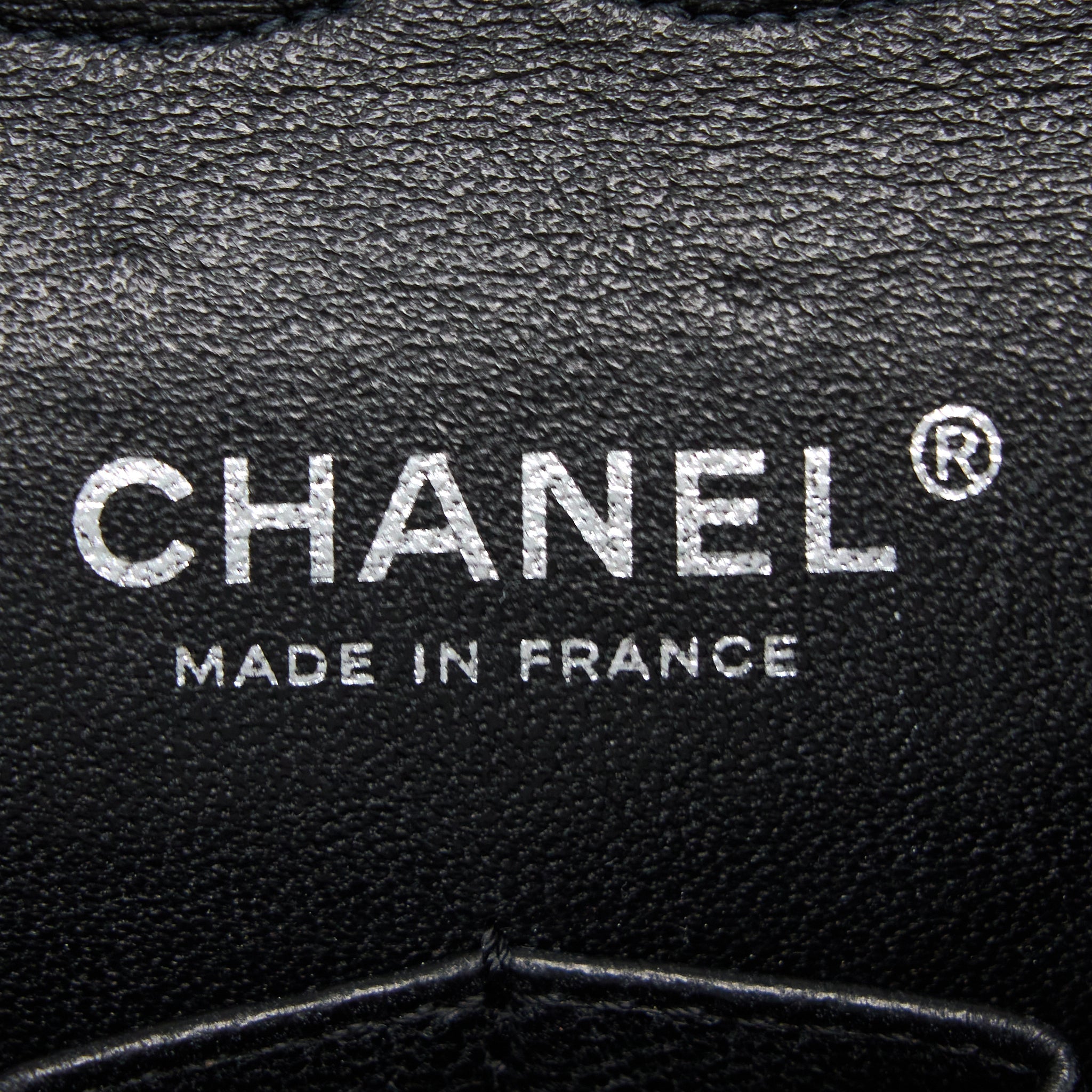 Chanel Vintage Medium Classic Flap Bag Tweed Black And White