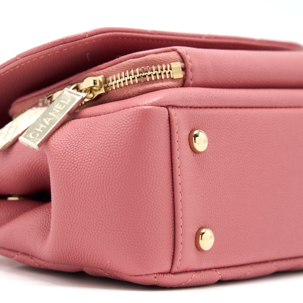 Chanel Small Business Affinity Caviar Pink L