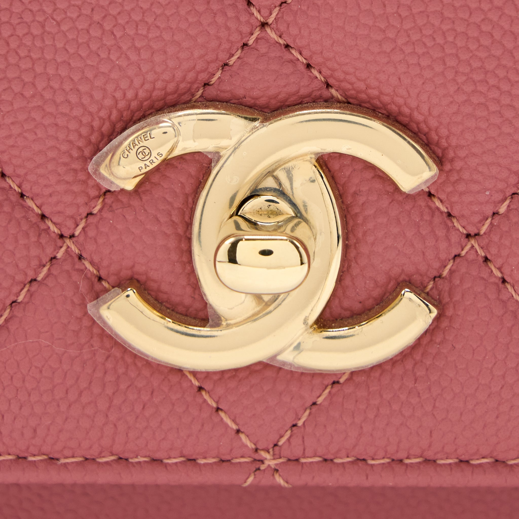 Chanel Small Business Affinity Caviar Pink L