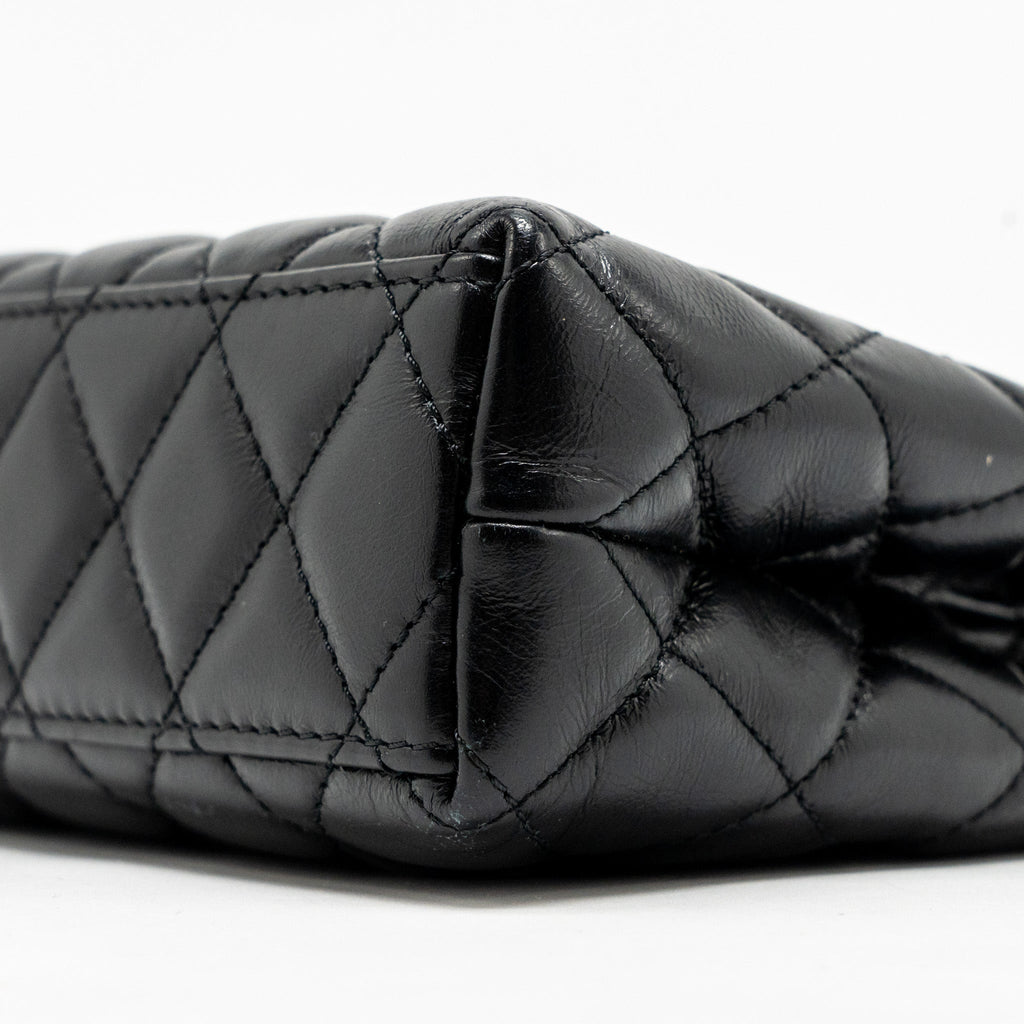Chanel Mini Kelly Shopping Tote Bag Calfskin black  (microchip)