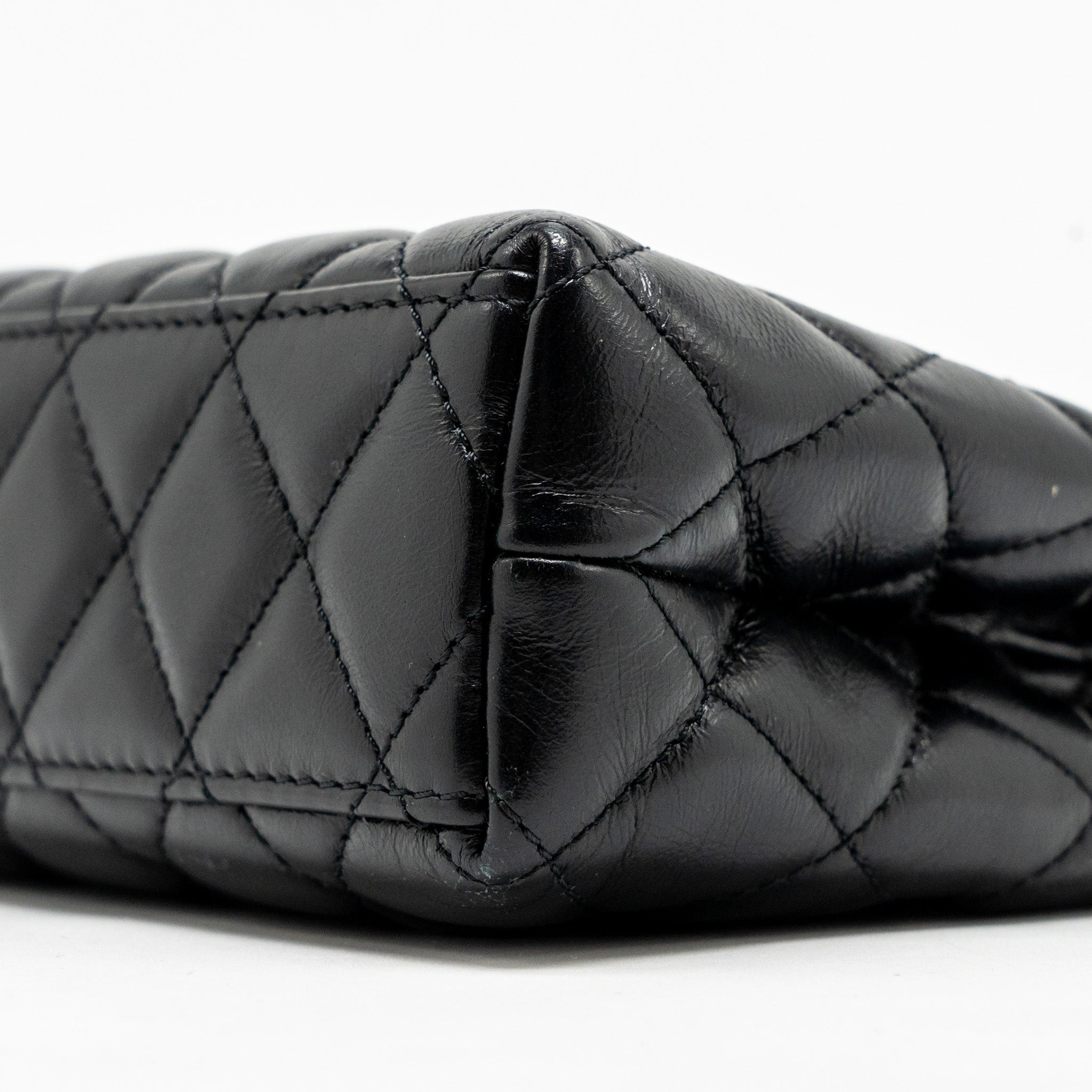 Chanel Mini Kelly Shopping Tote Bag Calfskin black  (microchip)