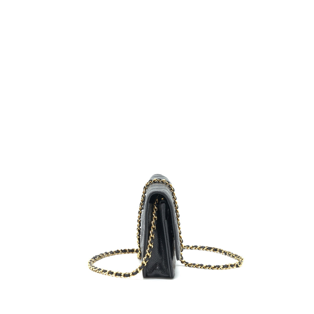 Chanel Wallet on Chain Caviar Black