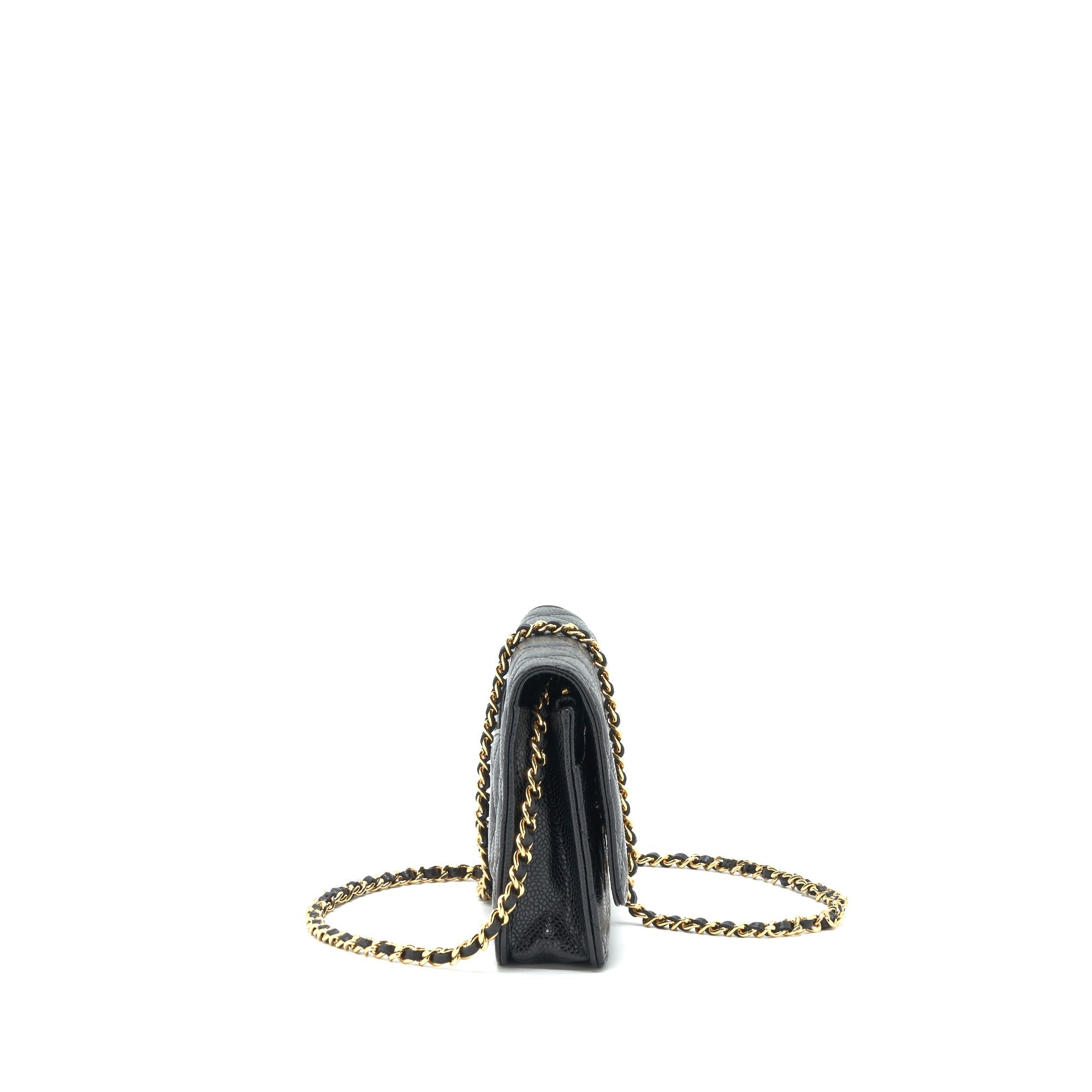 Chanel Wallet on Chain Caviar Black