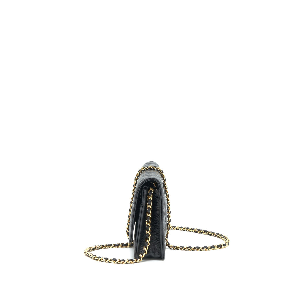 Chanel Wallet on Chain Caviar Black