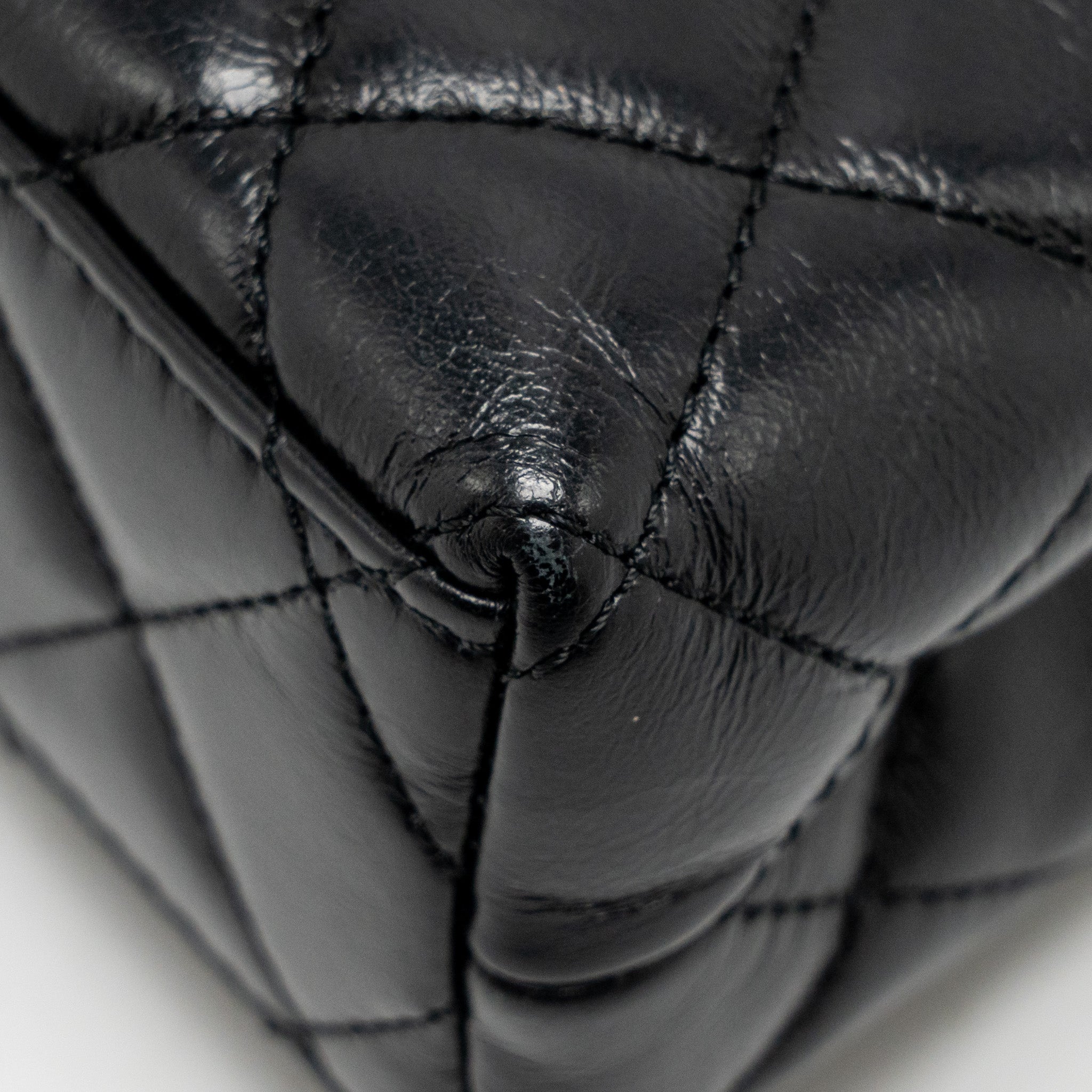 Chanel Mini Kelly Shopping Tote Bag Calfskin black  (microchip)