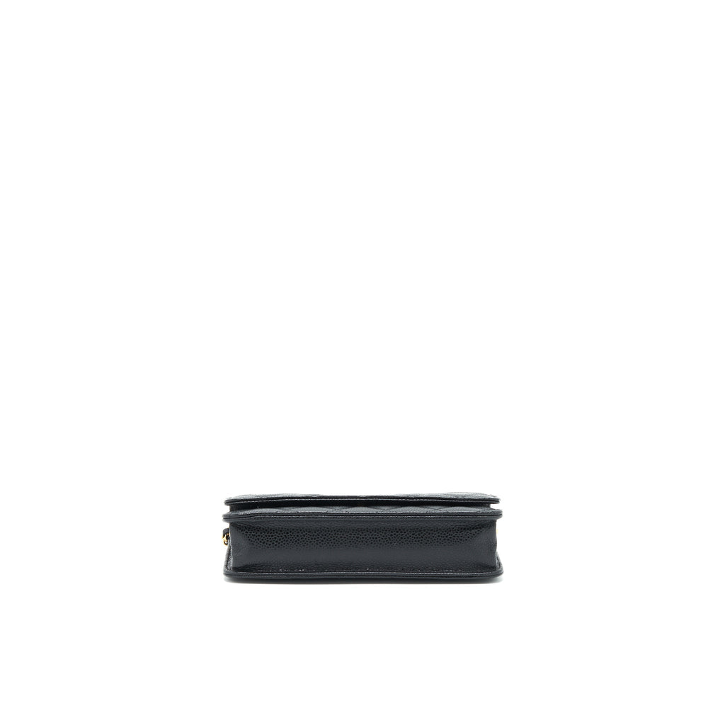 Chanel Wallet on Chain Caviar Black