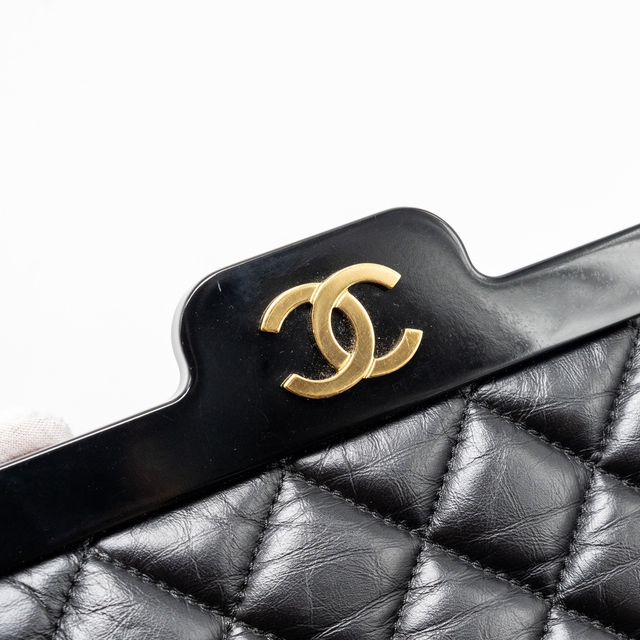 Chanel Hanger Reissue Flap Bag Limited Edition Aged Calfskin Black