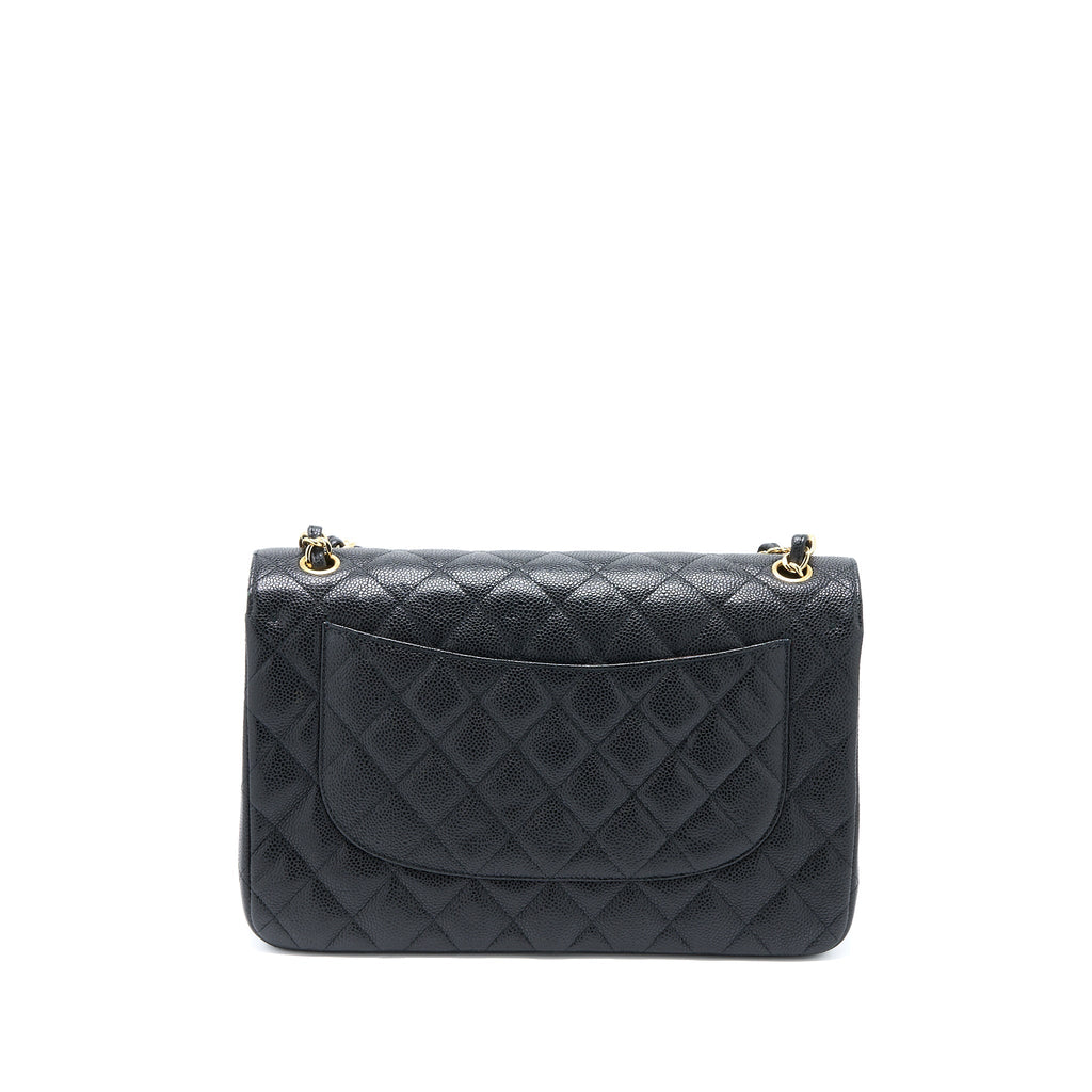 Chanel Jumbo Classic Double Flap Bag Caviar Black
