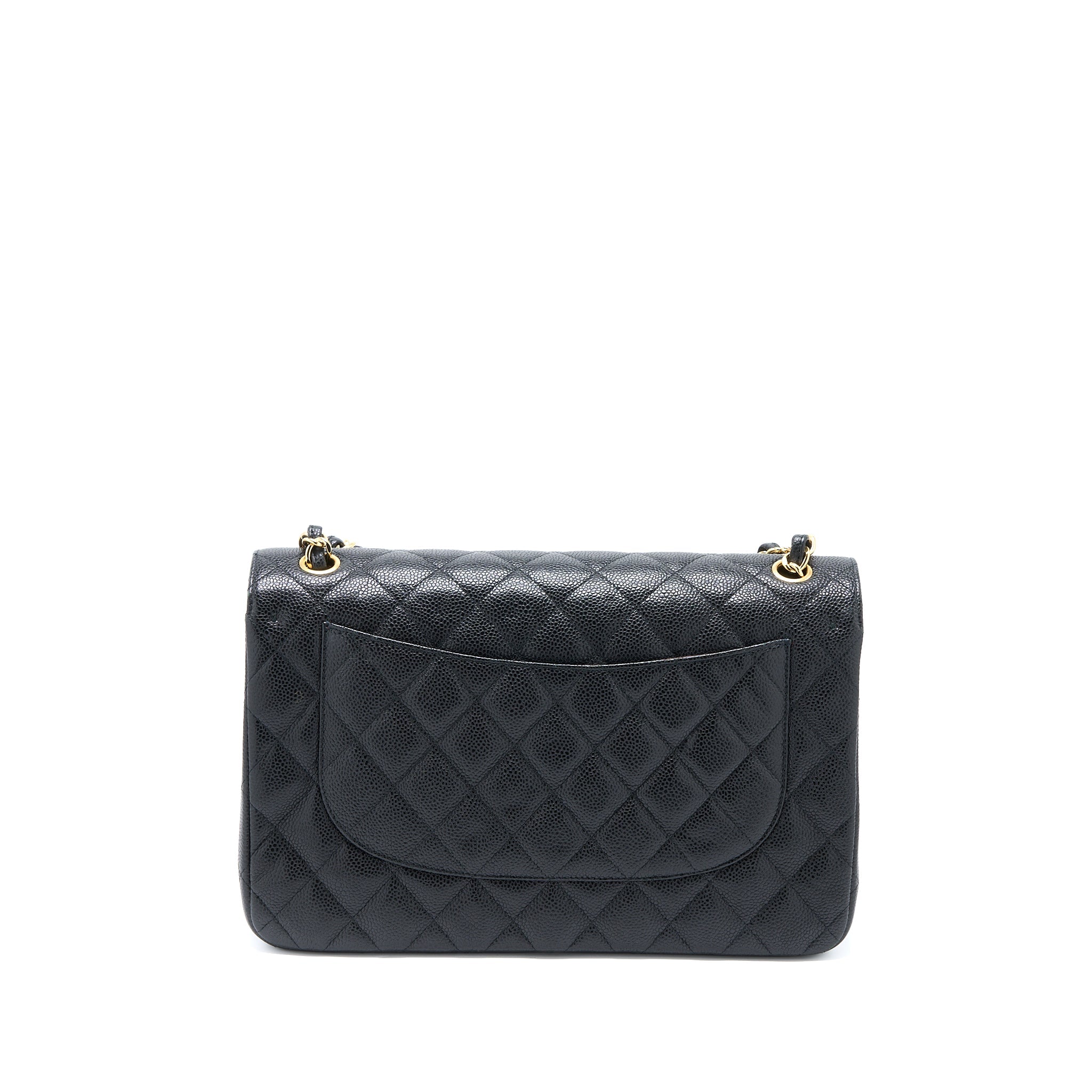 Chanel Jumbo Classic Double Flap Bag Caviar Black