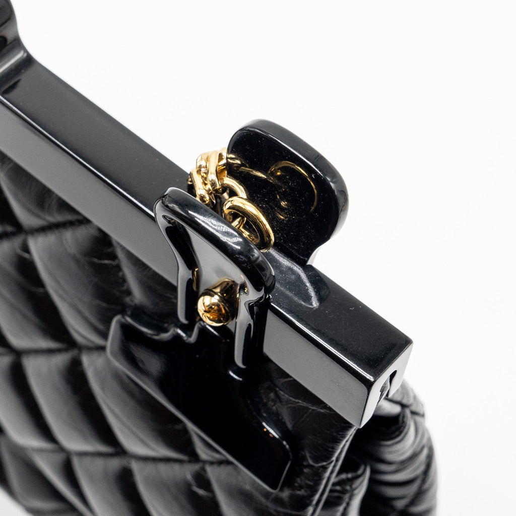 Chanel Hanger Reissue Flap Bag Limited Edition Aged Calfskin Black
