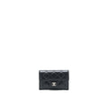 Chanel Classic Flap Card Holder Caviar Black