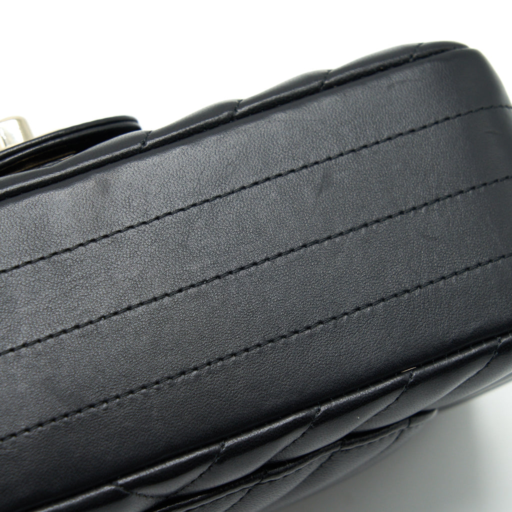 Chanel Chevron Mini Rectangular Flap Bag Black L