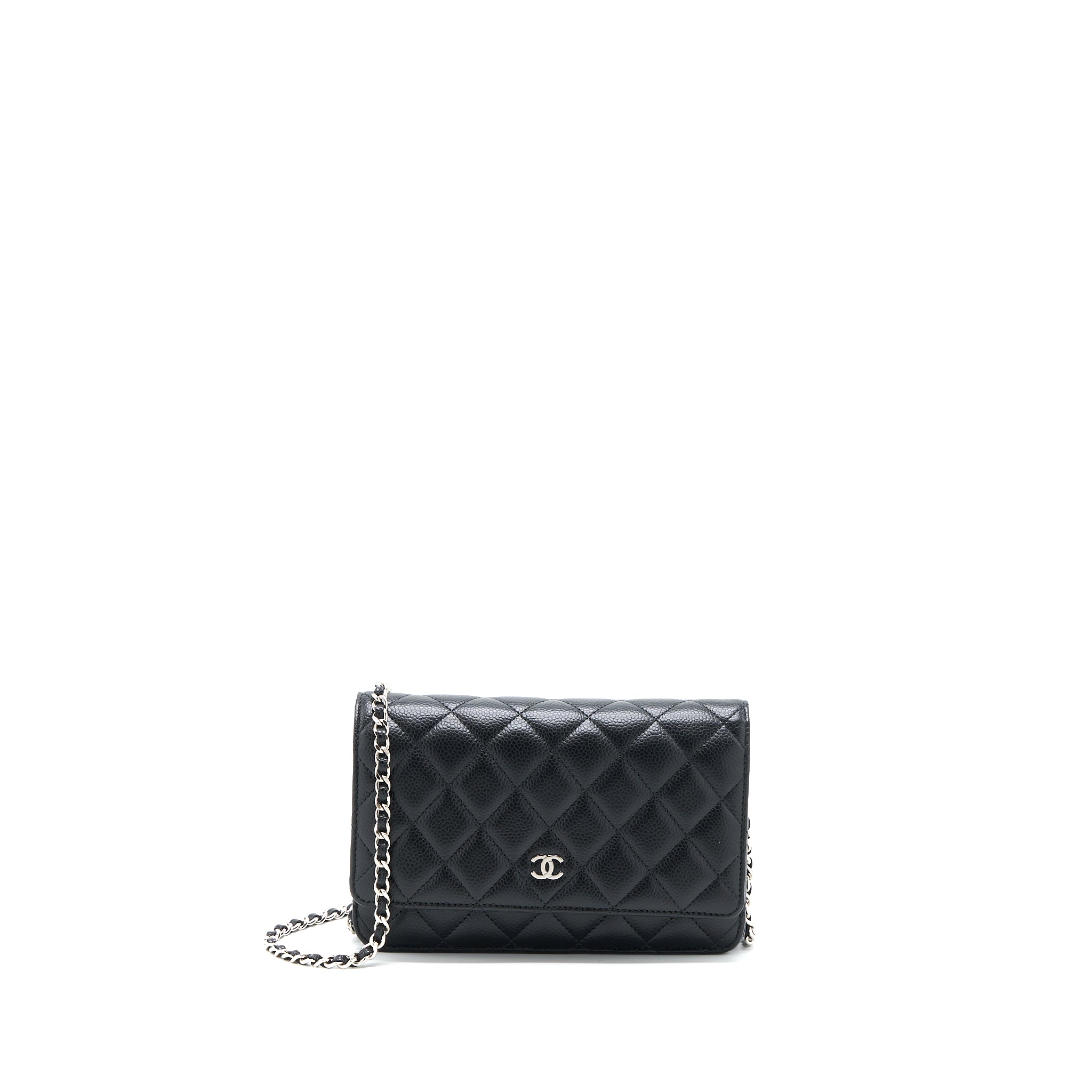 Chanel Classic Wallet on Chain Caviar Black  (Microchip)