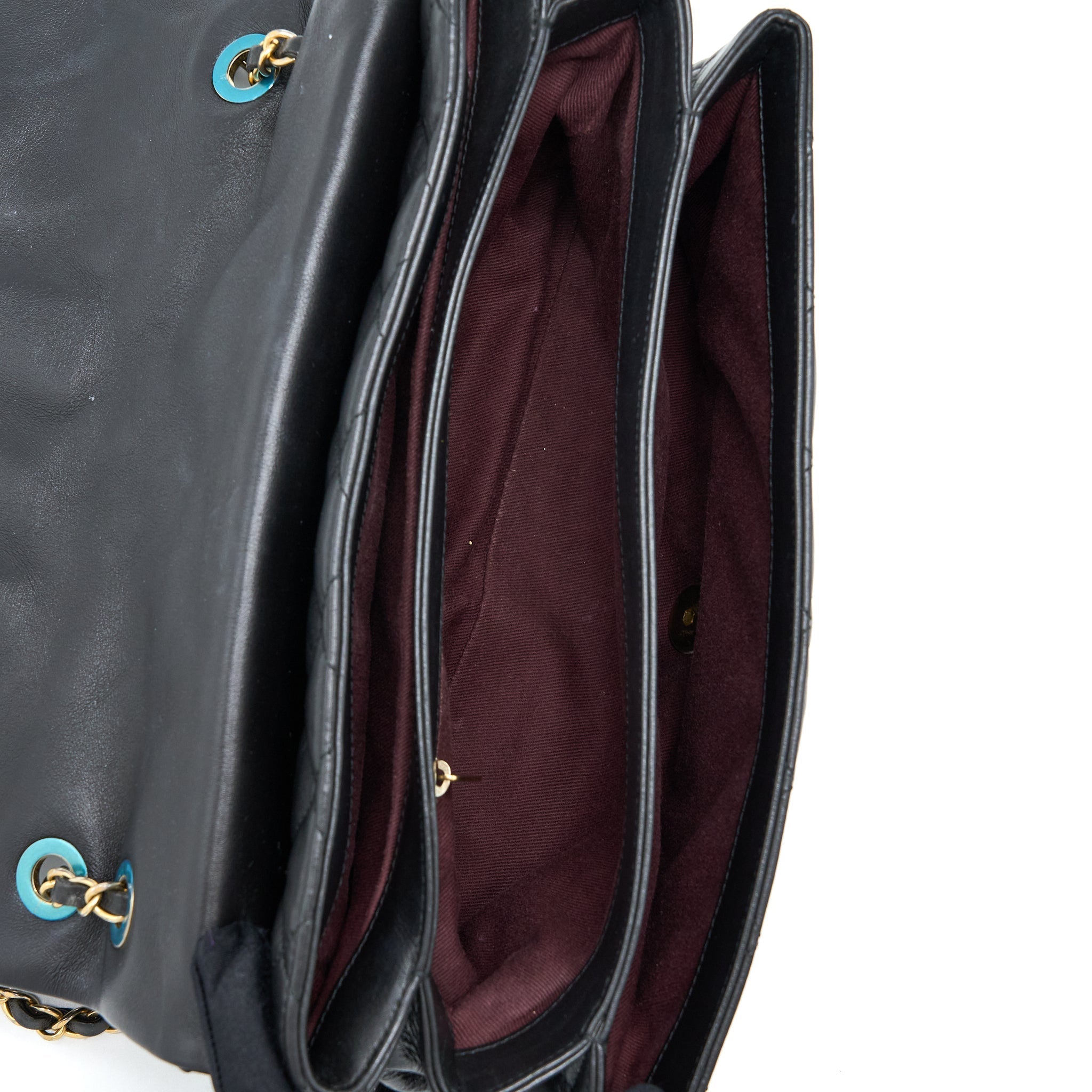 Chanel Quilted Seasonal Flap Bag Black