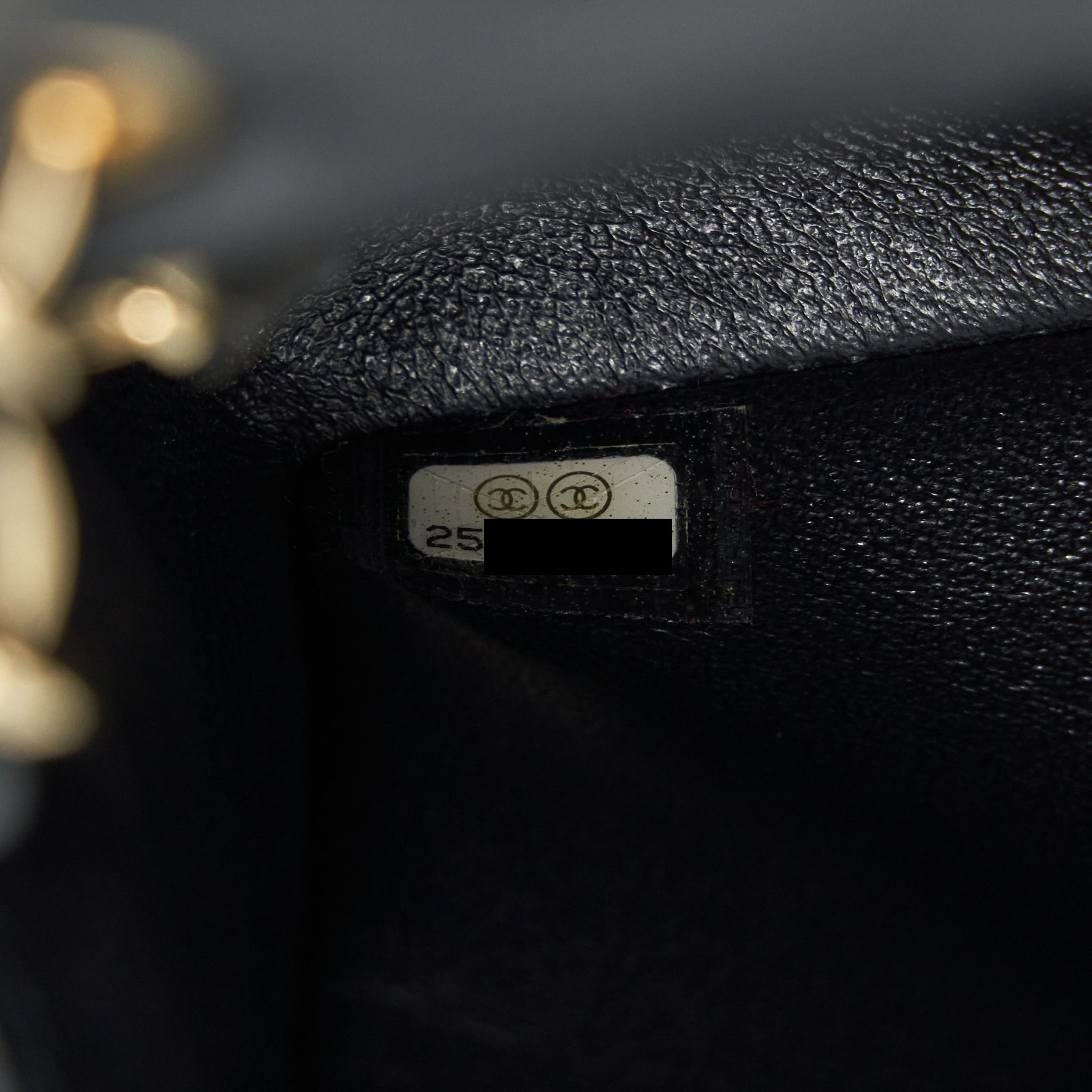 Chanel Chevron Mini Rectangular Flap Bag Black L