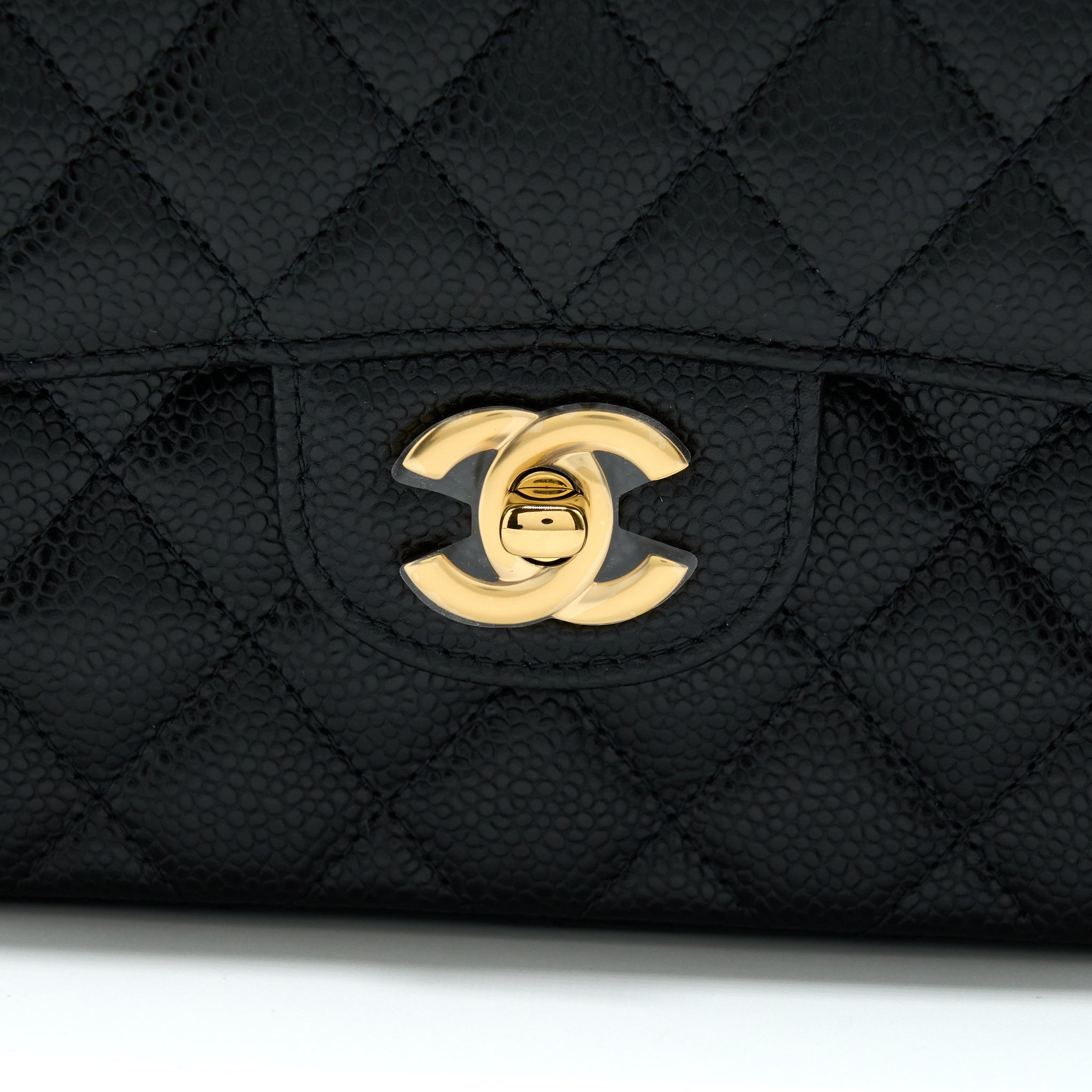 Chanel Small Classic Double Flap Bag Caviar Black