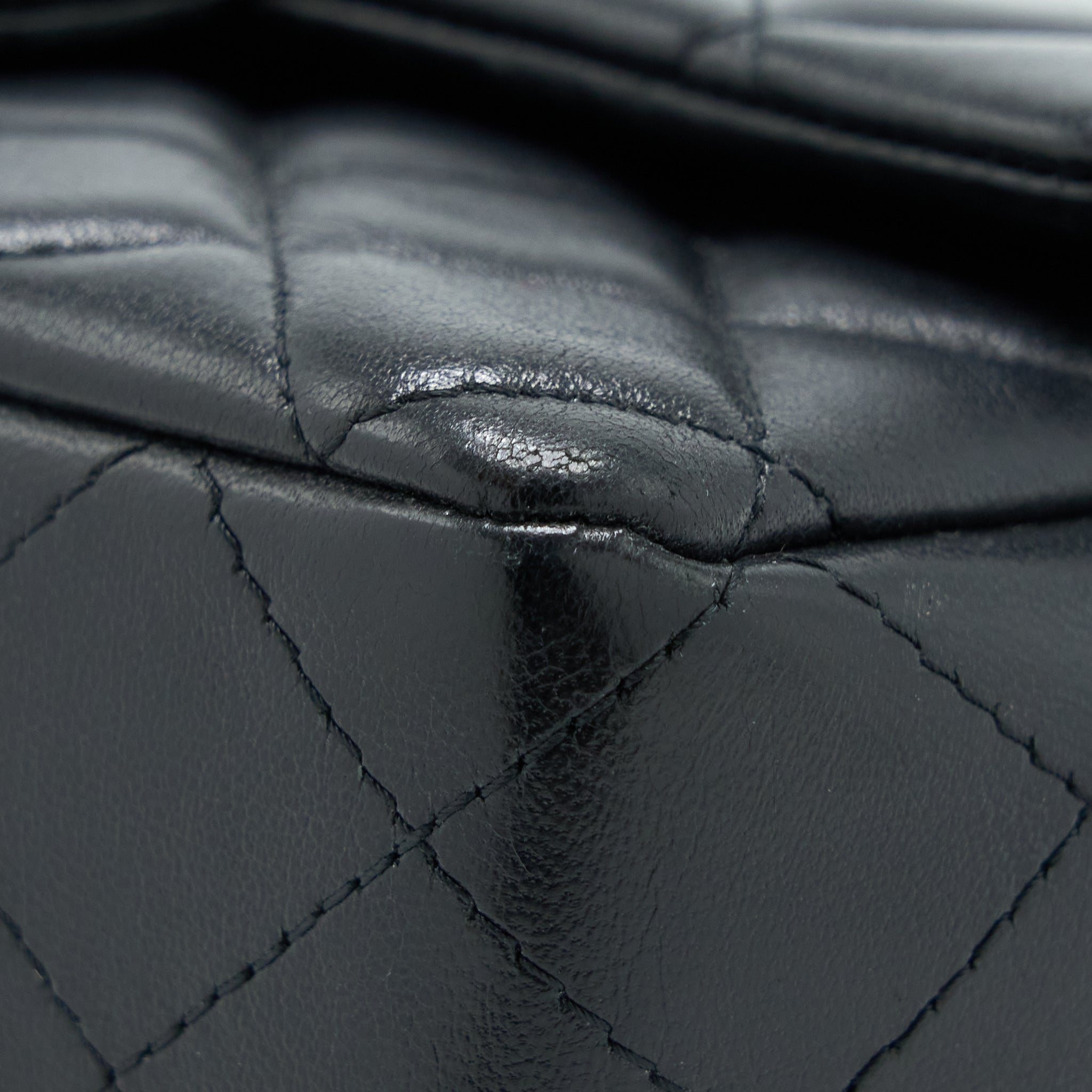 Chanel Mini Rectangular Flap Bag Lambskin Black