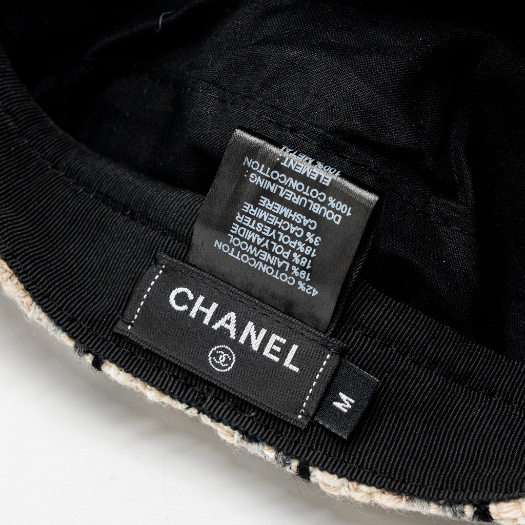 Chanel Size M Cap tweed/ cotton Multicolour
