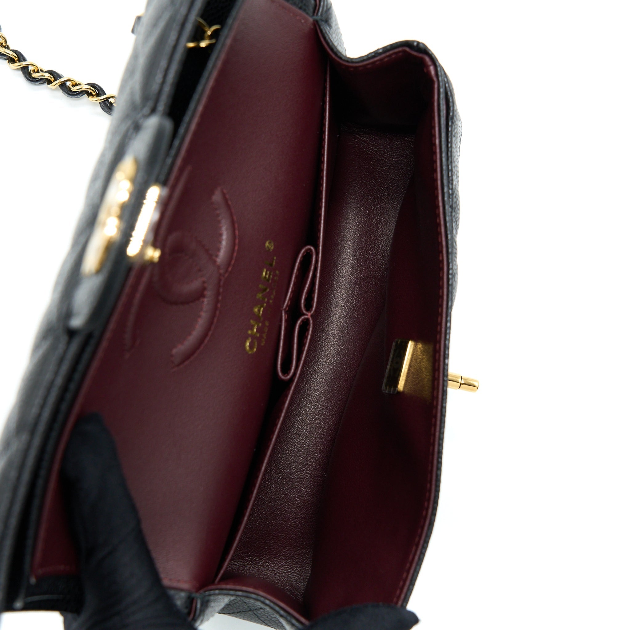 Chanel Small Classic Double Flap Bag Caviar Black