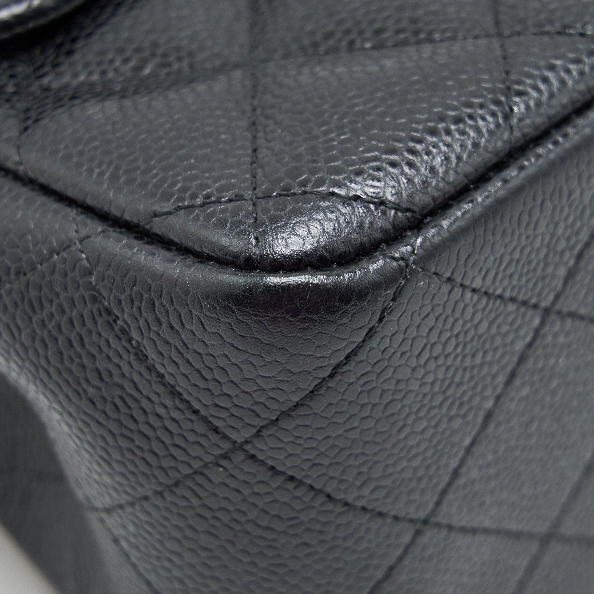 Chanel Jumbo Classic Flap Bag Caviar Black