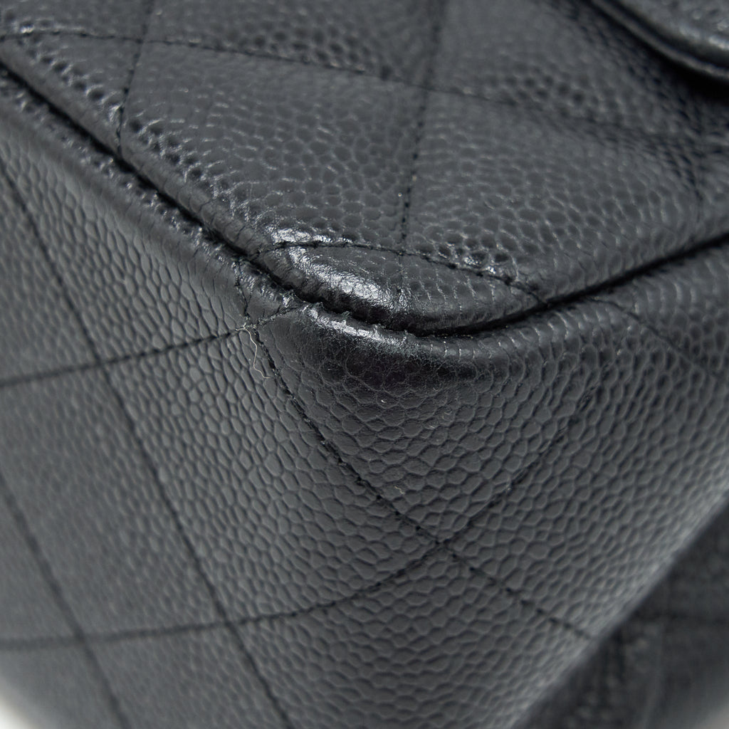 Chanel Jumbo Classic Flap Bag Caviar Black
