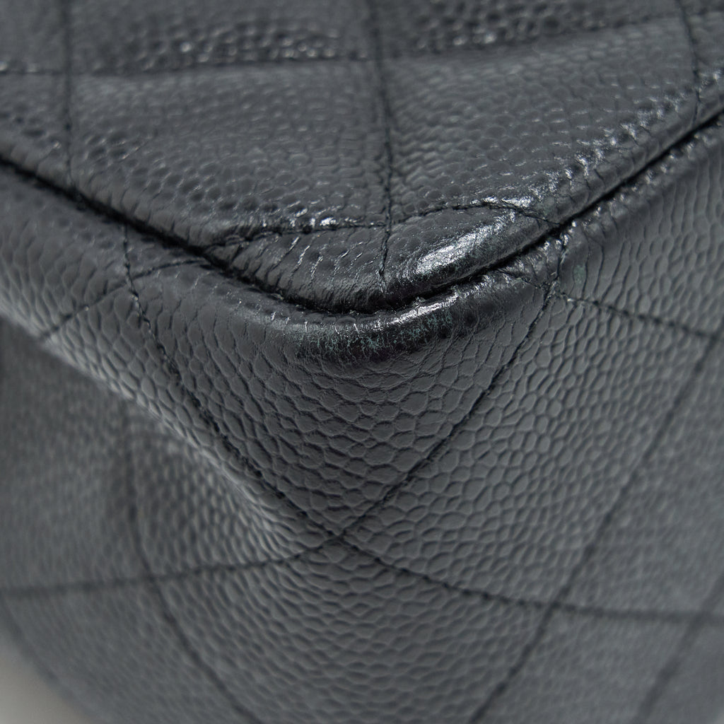 Chanel Jumbo Classic Flap Bag Caviar Black