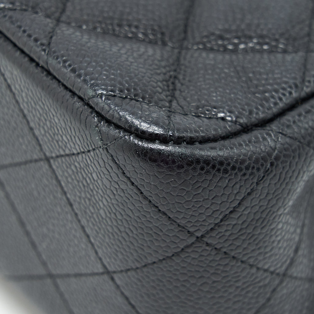 Chanel Jumbo Classic Flap Bag Caviar Black