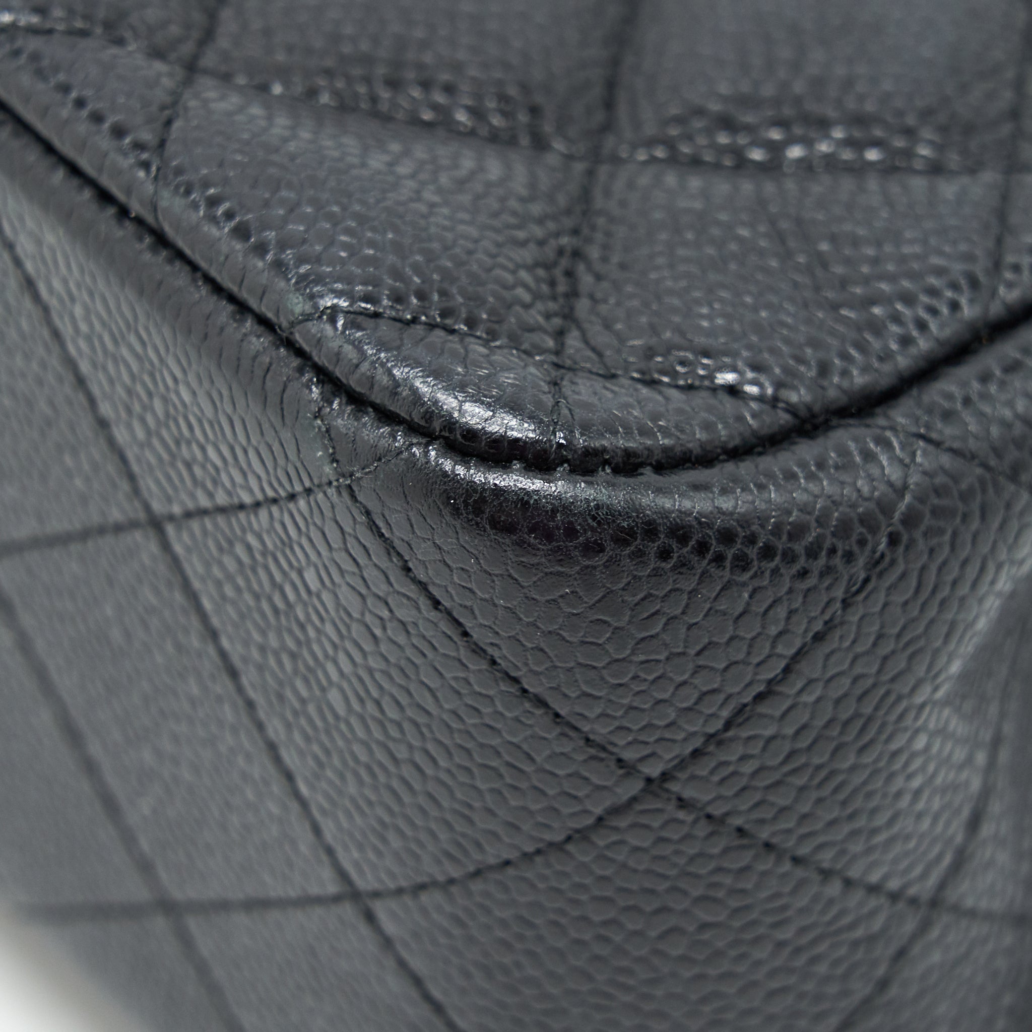 Chanel Jumbo Classic Flap Bag Caviar Black