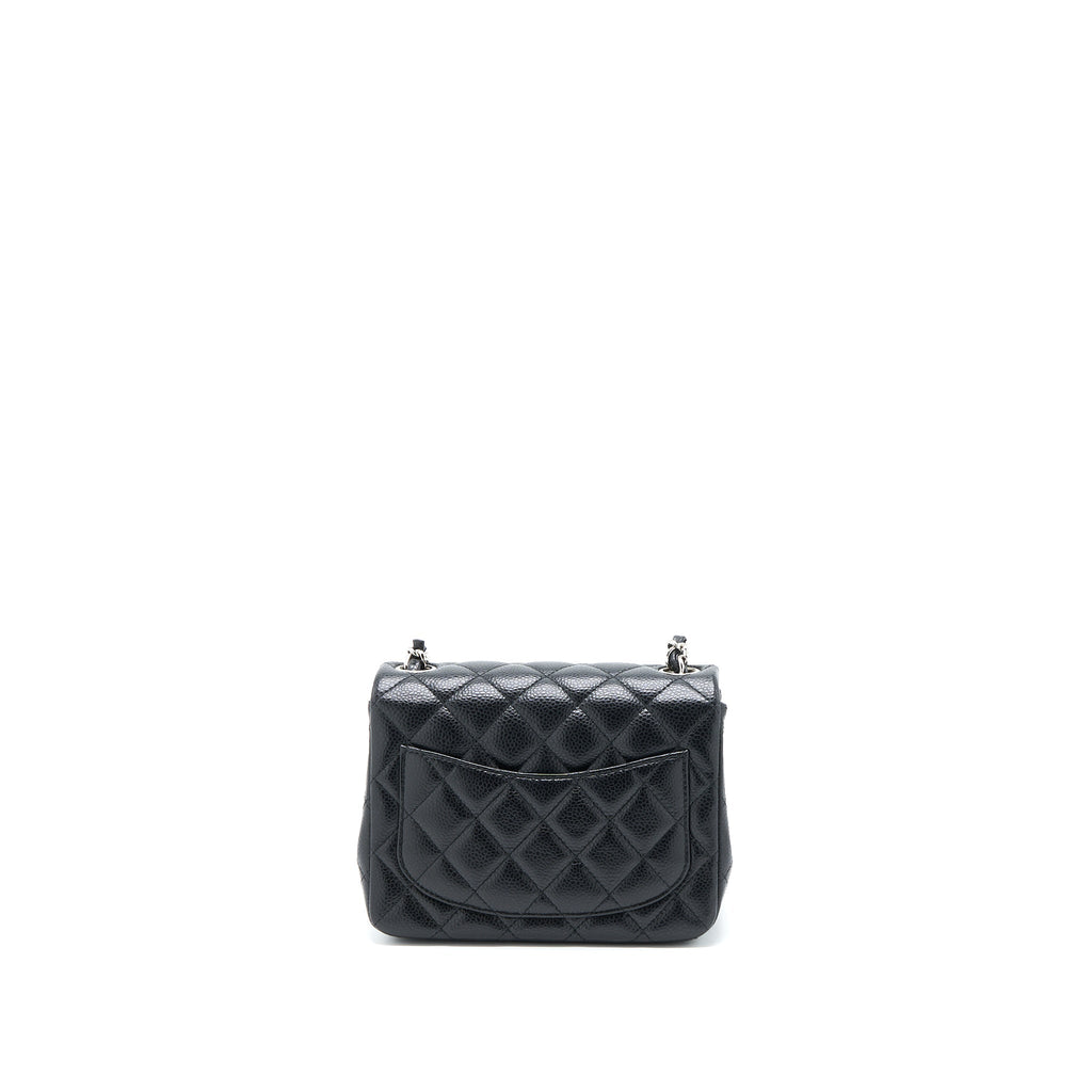 Chanel Classic Mini Square Flap Bag Caviar Black
