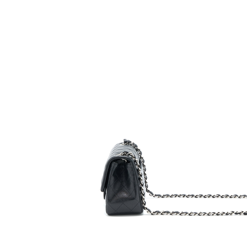 Chanel Classic Mini Square Flap Bag Caviar Black
